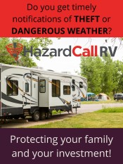 Have your RV text you if it is being stolen or approaching dangerous weather!